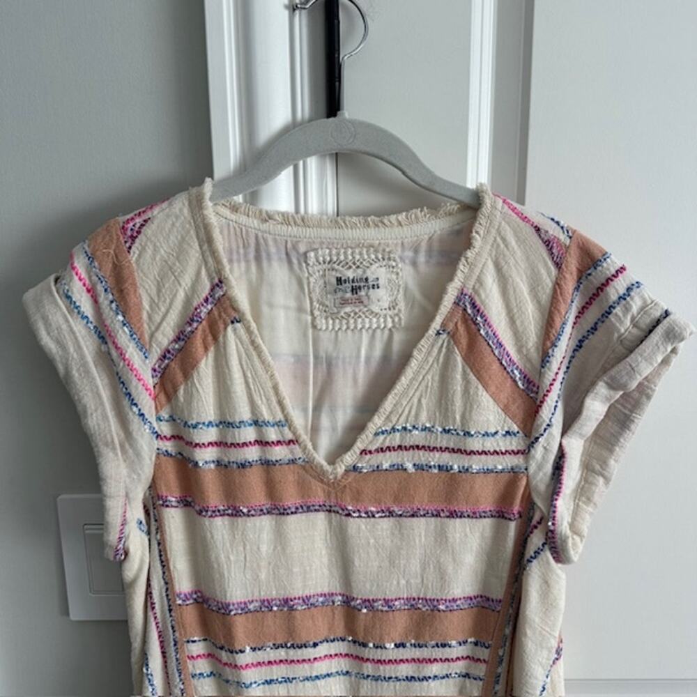 Anthropologie Holding Horses Elira Tunic Dress Size: Small - Picture 4 of 11